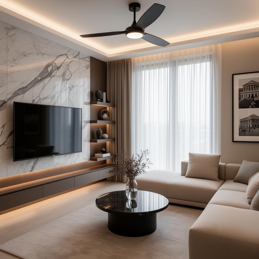 LIVING ROOM interior by Vihauss Group